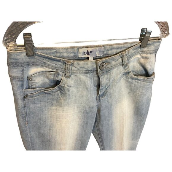 VINTAGE 90s Y2K Cropped Ankle Low Rise Faded Straight Leg Jeans - Picture 4 of 13